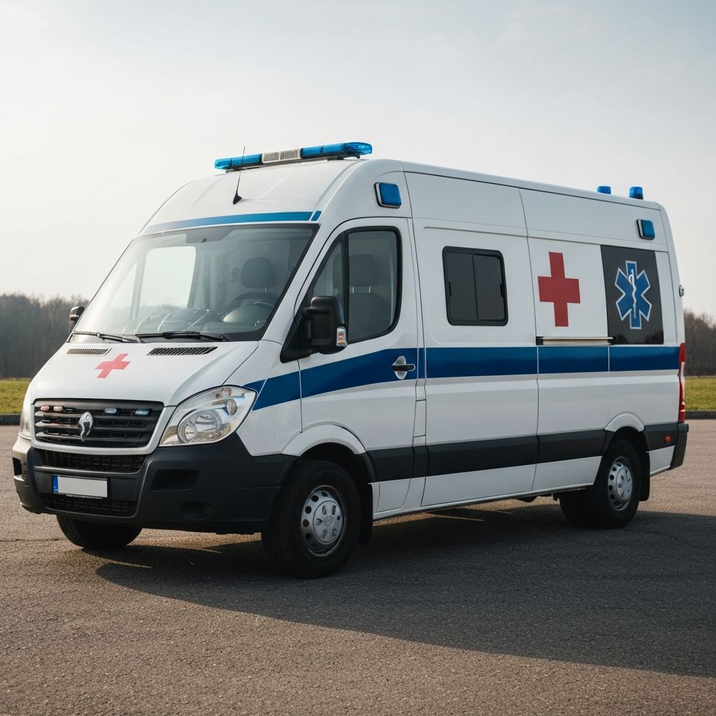 Ambulance TSambulance - Véhicule stationné